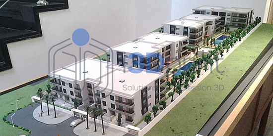 Maquette de projet résidentiel - 3D