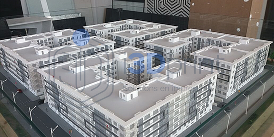 Maquette de projet résidentiel - 3D