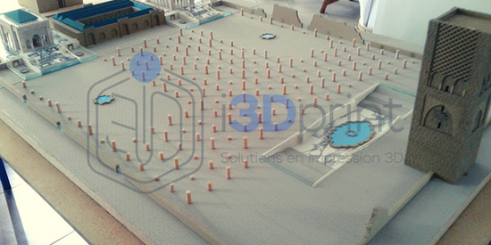 Maquette 3D de monument - 3D