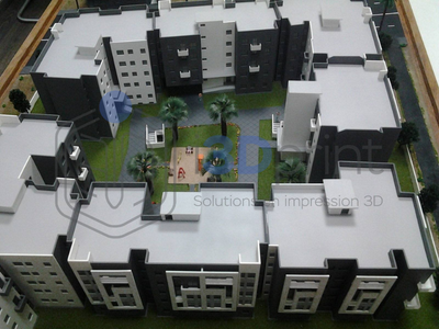 Maquette de projet résidentiel - 3D